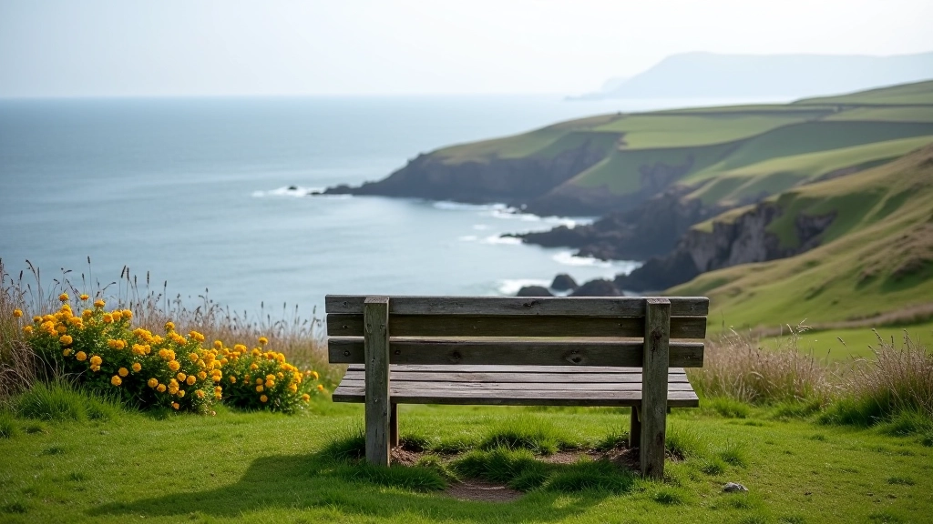 Bench overlooking Garnish Bay